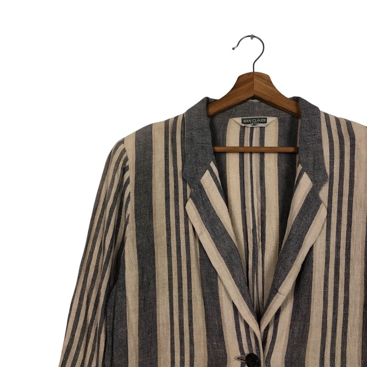Japanese Brand 📌Vintage Hickory Chore Striped Jacket Jean Claude Paris Size US M / EU 48-50 / 2 - 8 Thumbnail