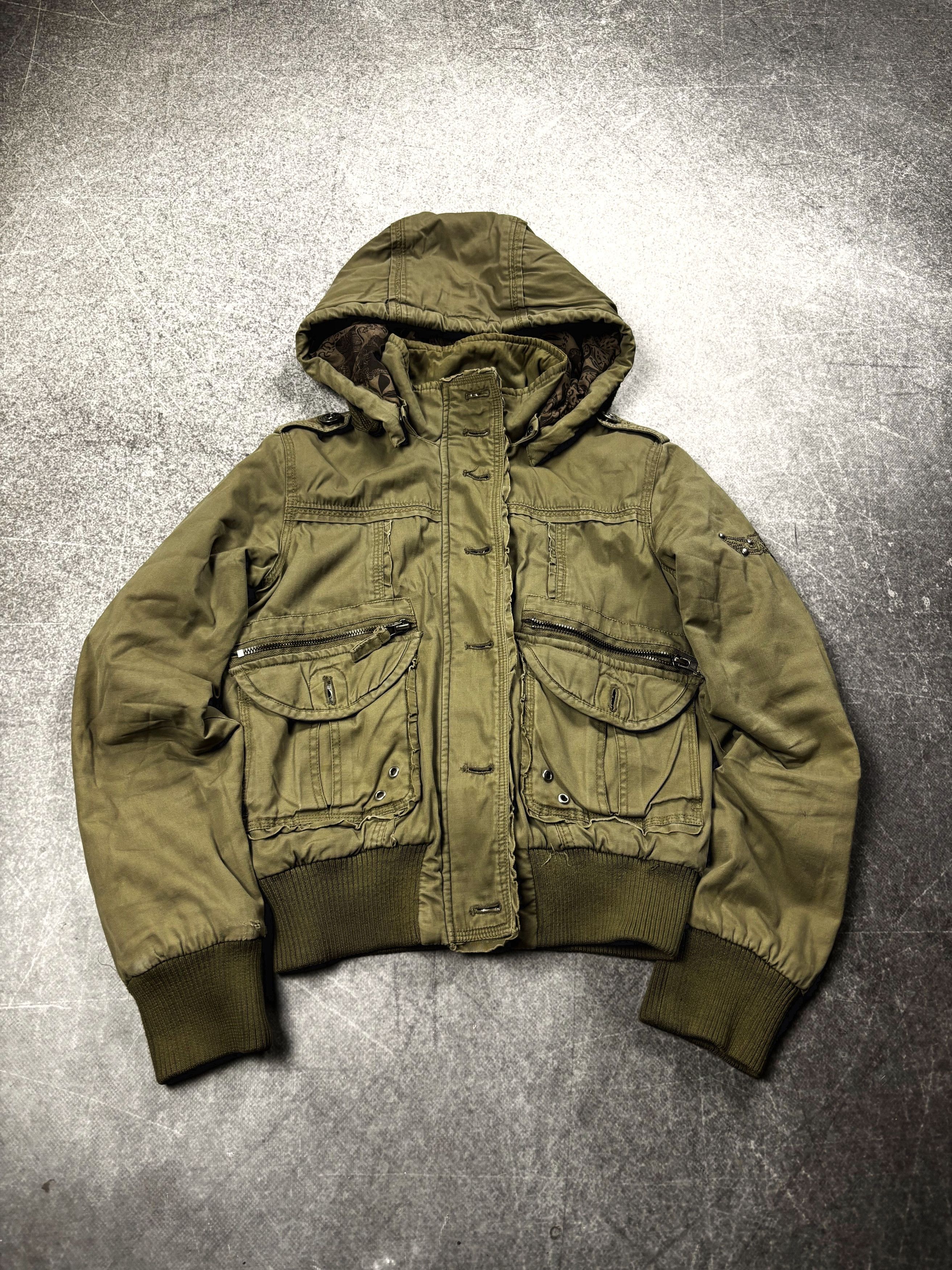 Japanese Brand Vintage Military Field Jacket Utility Streetwear 90s Y2K Size US S / EU 44-46 / 1 - 1 Thumbnail