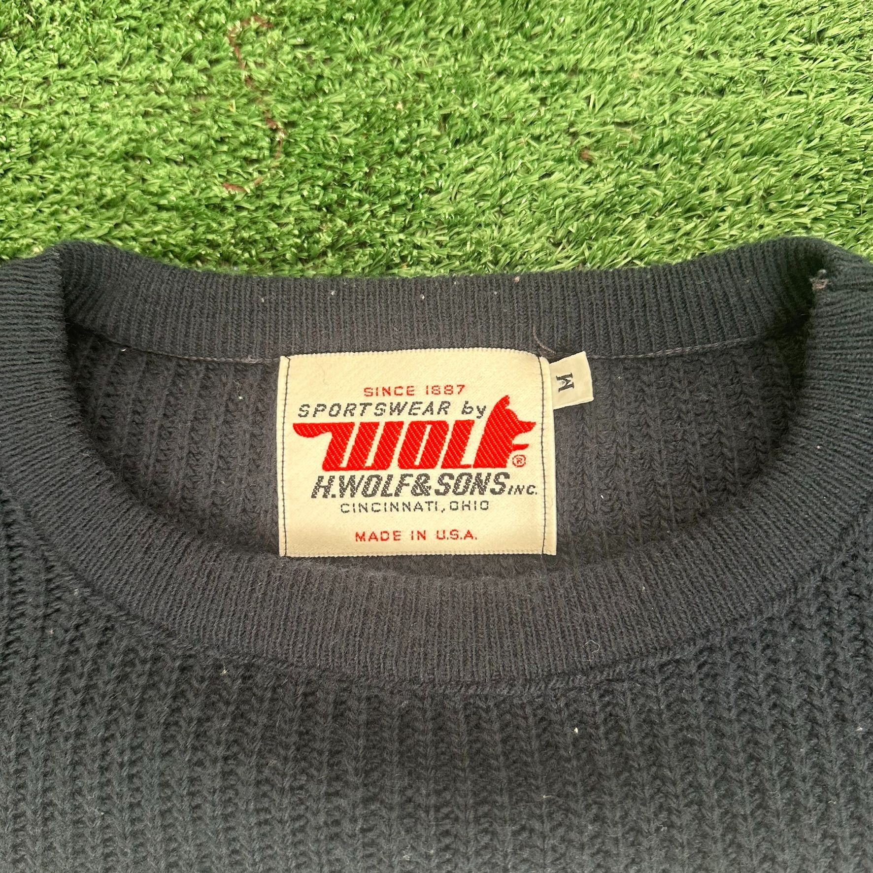 Vintage Vintage 80s Kent State University Crewneck Sweater Striped N Size US M / EU 48-50 / 2 - 3 Thumbnail