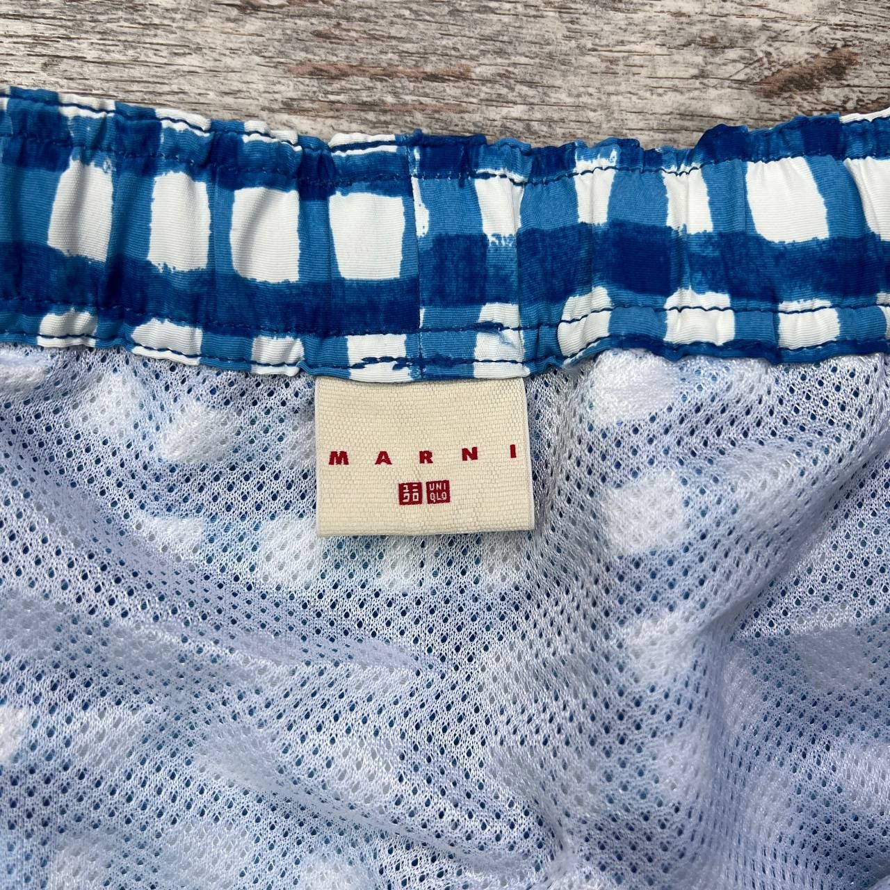 Marni Uniqlo x Marni Check Shorts Bermudas Size XXL Blue White Size US 44 / EU 60 - 8 Thumbnail