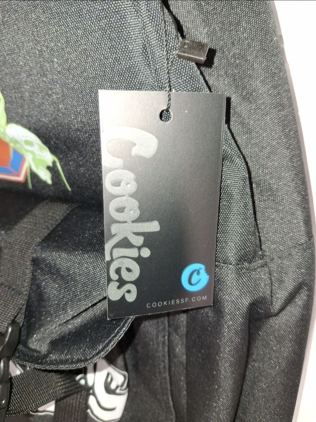 Cookies Cookies Black Graphics Smell Proof Backpack Size ONE SIZE - 3 Thumbnail