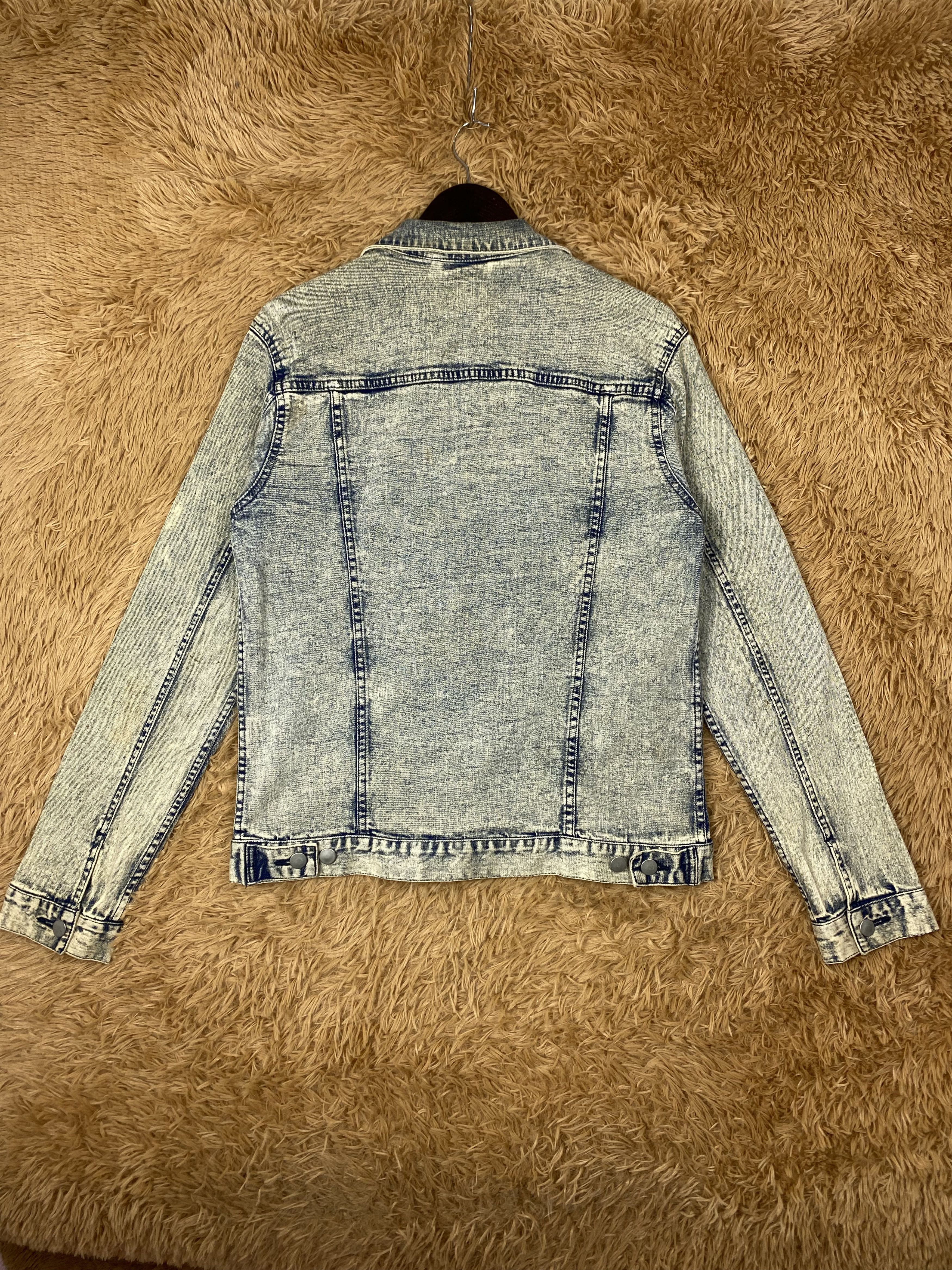Japanese Brand Vintage Browny Standard Acid Wash Denim Jacket PJ02533 Size US L / EU 52-54 / 3 - 4 Thumbnail