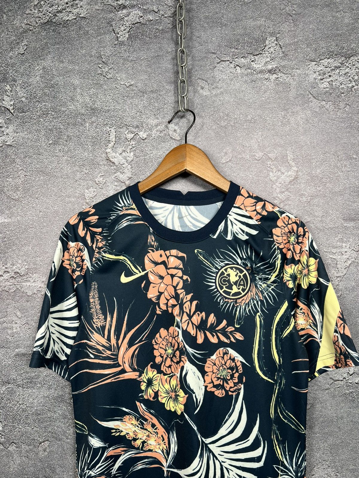 Nike Nike Club America 2021 All Over Floral Print Trainig Jersey Size US S / EU 44-46 / 1 - 2 Thumbnail