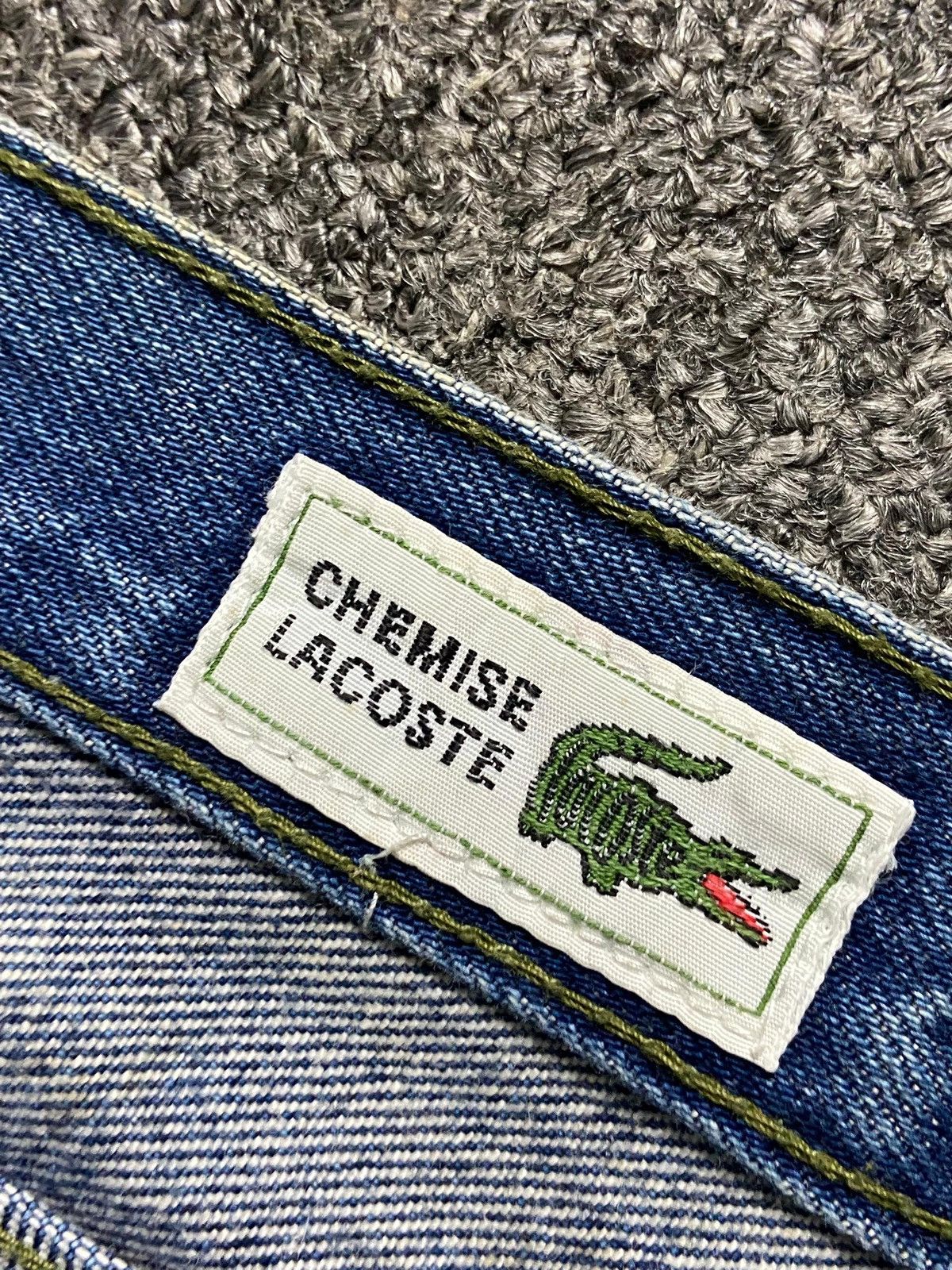 Lacoste Chemise Lacoste Distressed Denim Jeans (162) Size US 31 - 4 Thumbnail