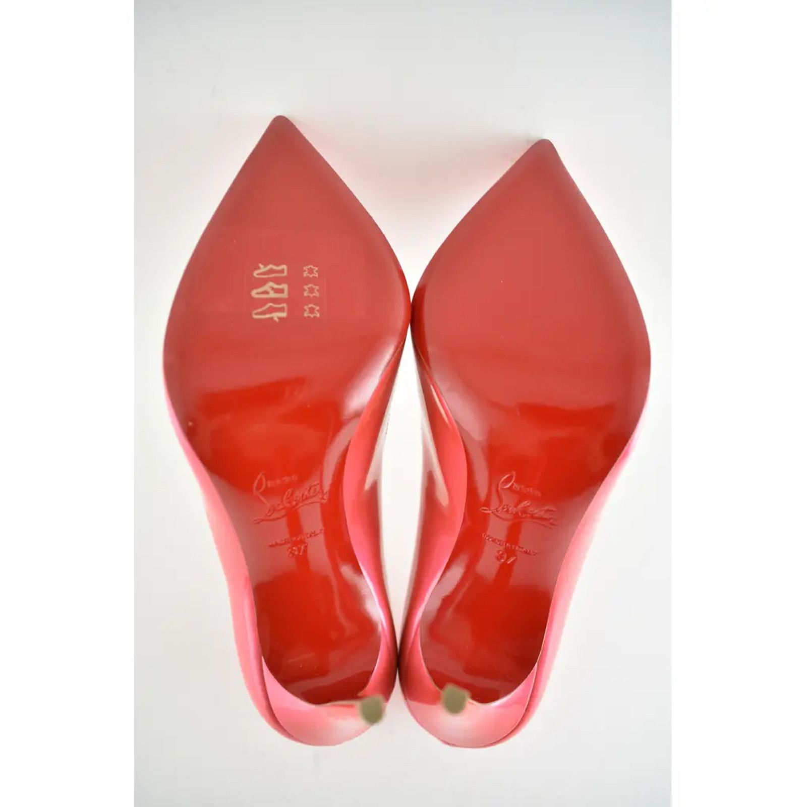 Christian Louboutin Christian Louboutin Hot Chick 100 Patent Fluo Metal Florida Size US 7 / IT 37 - 12 Thumbnail