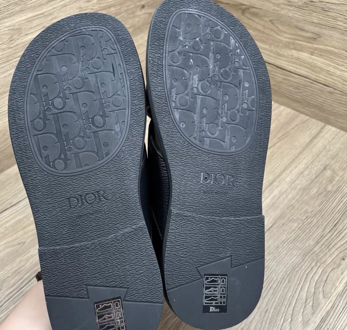 Dior Dior Black CD Slide Sandals J41 Size US 6.5 / EU 39-40 - 3 Thumbnail