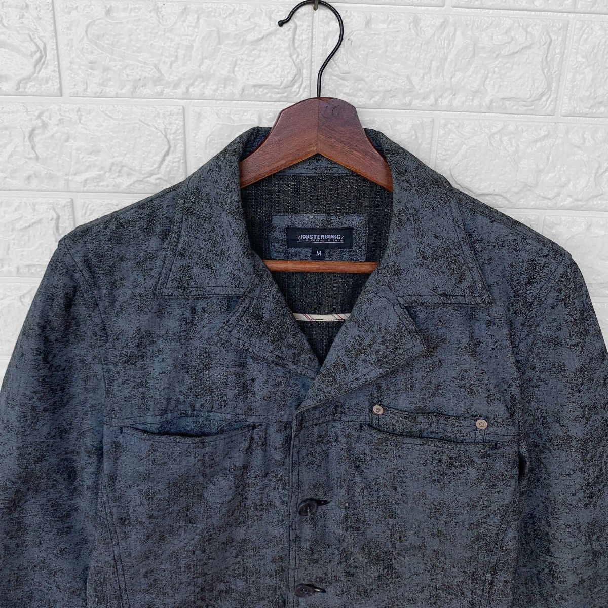 Japanese Brand Nice Design Rustenburg Denim Jacket Size US S / EU 44-46 / 1 - 5 Thumbnail