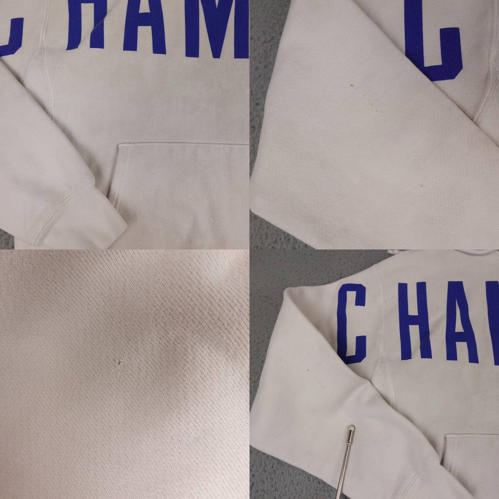 Champion Champion Hoodie Mens Medium White Reverse Weave Logo Size US M / EU 48-50 / 2 - 8 Thumbnail