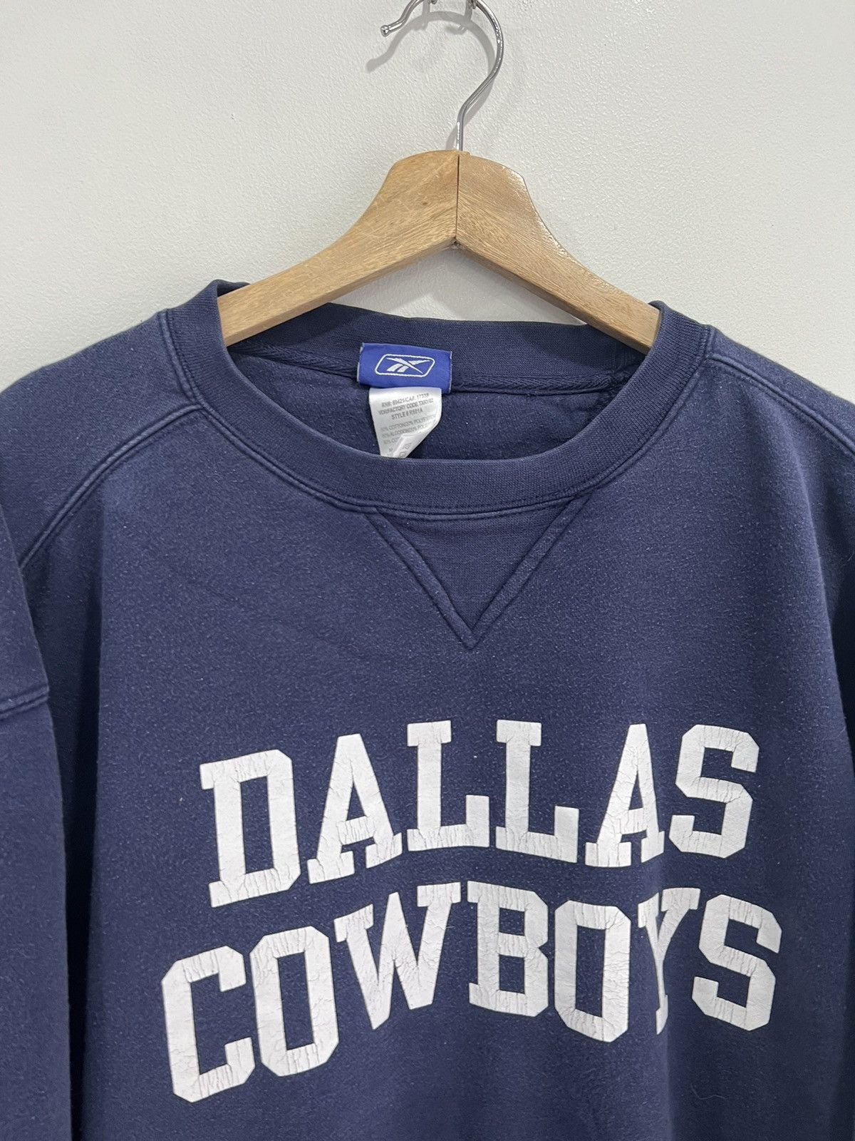 Reebok Vintage Reebok Dallas Cowboys Sweater Size US XL / EU 56 / 4 - 2 Thumbnail