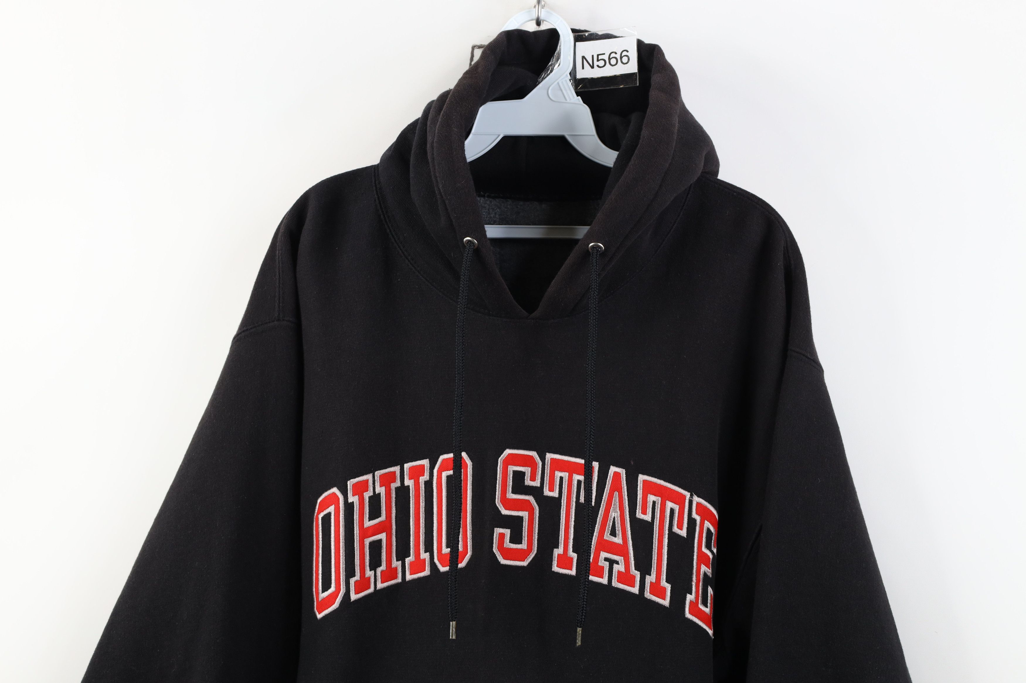 Vintage Vintage 90s Heavyweight Ohio State University Sweatshirt Size US XL / EU 56 / 4 - 2 Thumbnail