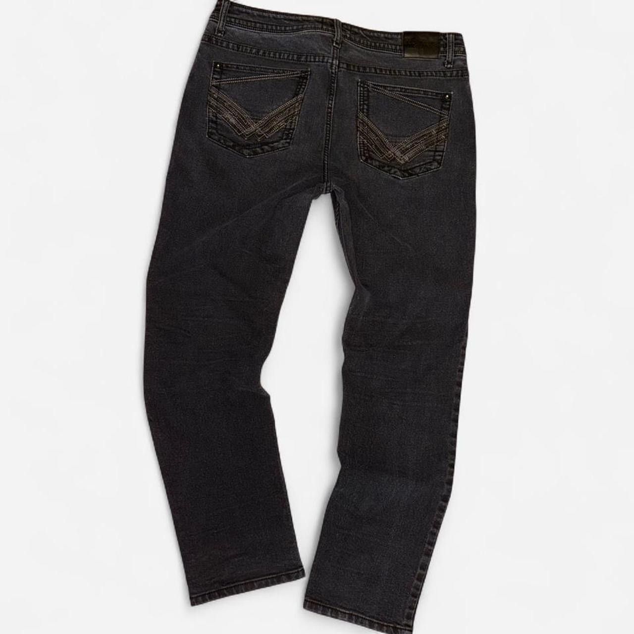 Other Black denim jeans with leather detail on pockets Size US 34 / EU 50 - 1 Thumbnail