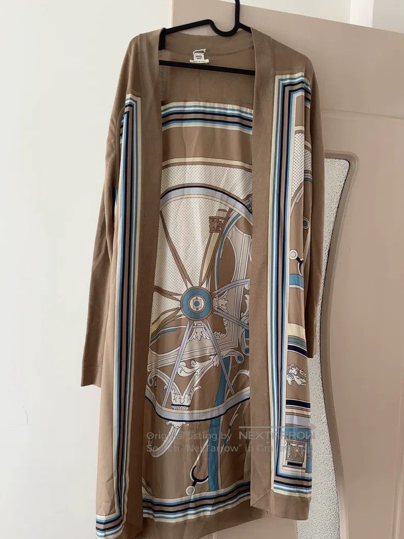 Hermes Hermes Silk long cardigan Size XS / US 0-2 / IT 36-38 - 1 Thumbnail