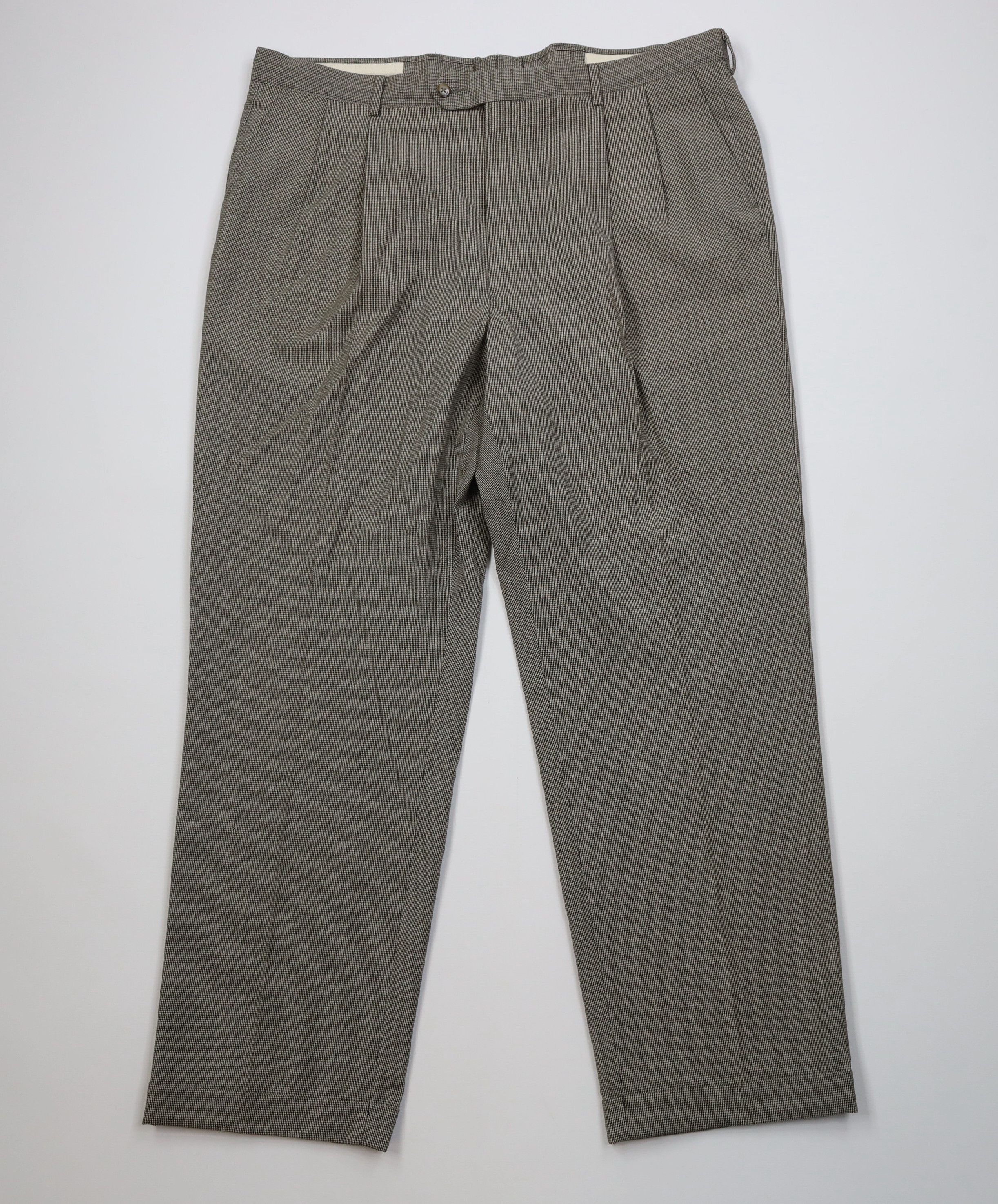Vintage Vintage 90s Streetwear Wide Leg Chino Pants Houndstooth Size US 40 / EU 56 - 1 Thumbnail