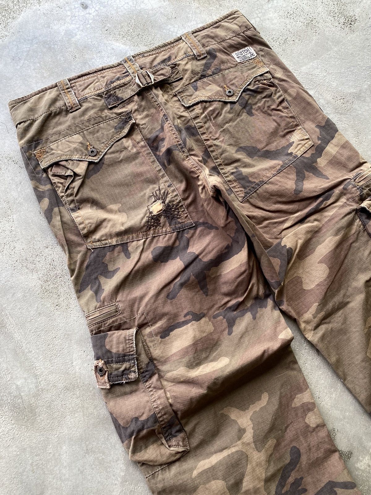 If Six Was Nine × Japanese Brand Scotch & Soda Multipocket Cargo Pants Size US 34 / EU 50 - 7 Thumbnail