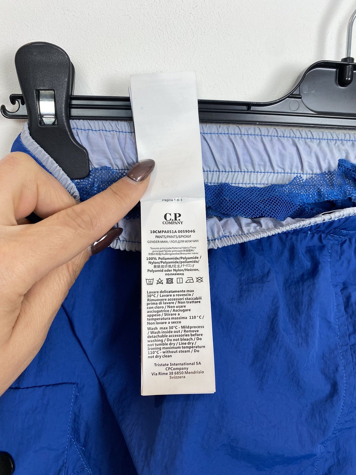 C.P. Company C.P. Company Nylon Cargo Shorts Blue Massimo Osti Luxury Size US 32 / EU 48 - 9 Thumbnail