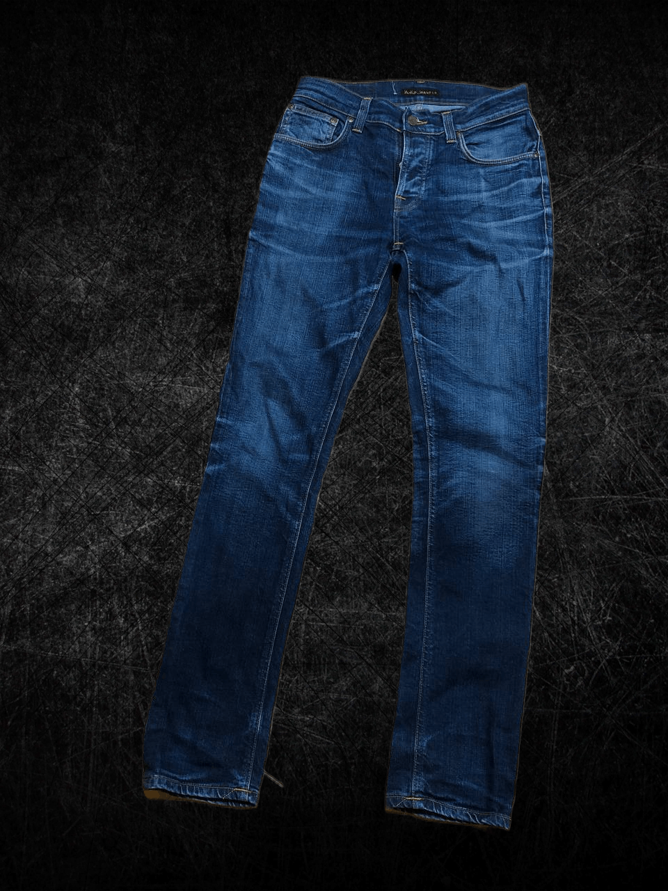 Nudie Jeans Nudie Jeans Skinny Low Rise Navy Light Wash Organic Denim Size 32" / US 10 / IT 46 - 1 Thumbnail