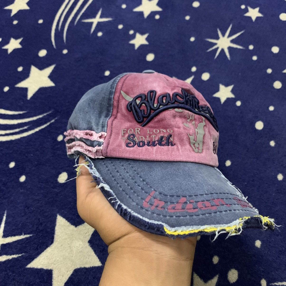 Japanese Brand Hype🔥 BlackRebel Fade Distressed Cap Size ONE SIZE - 3 Thumbnail
