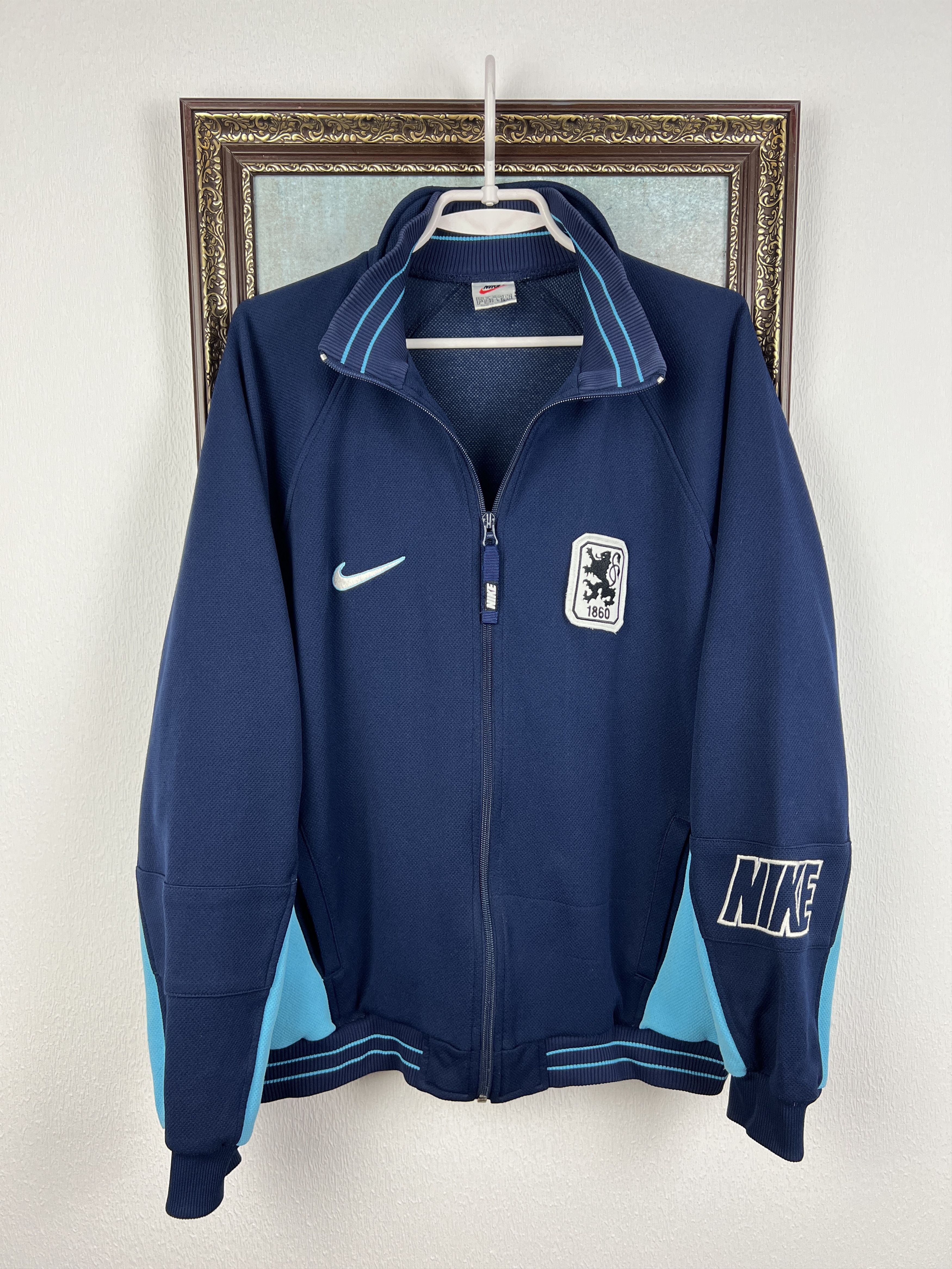 Nike Vintage 90's 1860 Munich Football Jacket Soccer Track Top Size US M / EU 48-50 / 2 - 1 Thumbnail