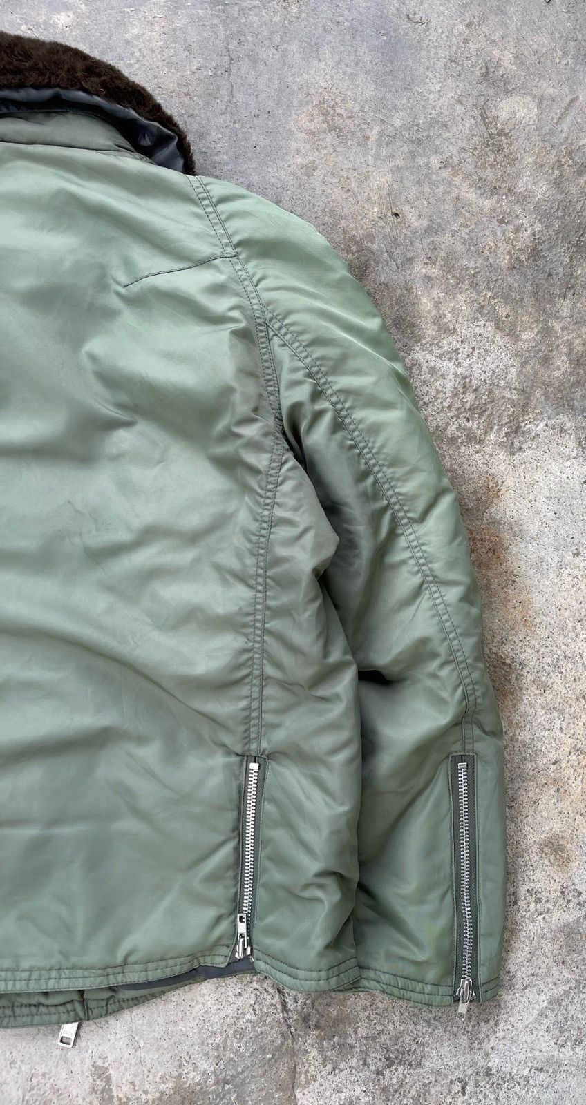 Japanese Brand 🔥RARE🔥 RESCUE SQUAD FUR COLLARED ZIPPER JACKET Size US L / EU 52-54 / 3 - 14 Thumbnail