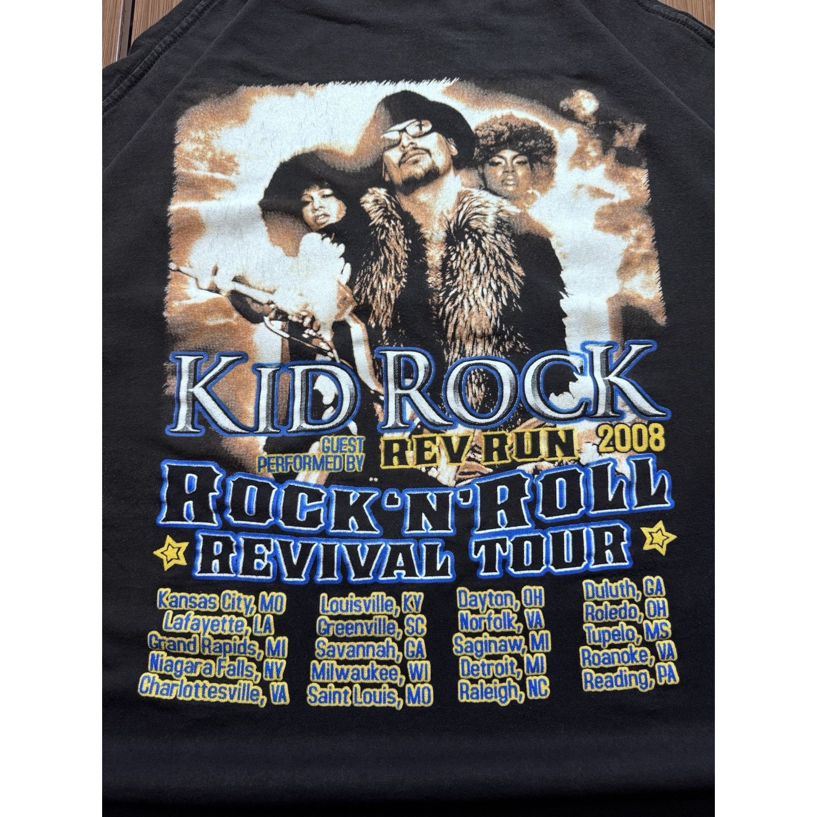 Other Y2K T-shirt Kid Rock Rock 'n' Roll Revival Tour 2008 Size XL Size US XL / EU 56 / 4 - 4 Thumbnail