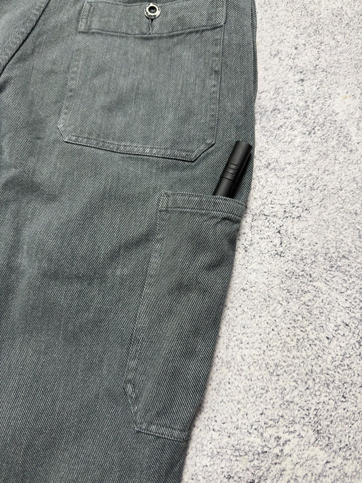 Vintage Vintage Swiss Army Salt & Pepper Denim Work Trousers Pants Size US 34 / EU 50 - 16 Thumbnail
