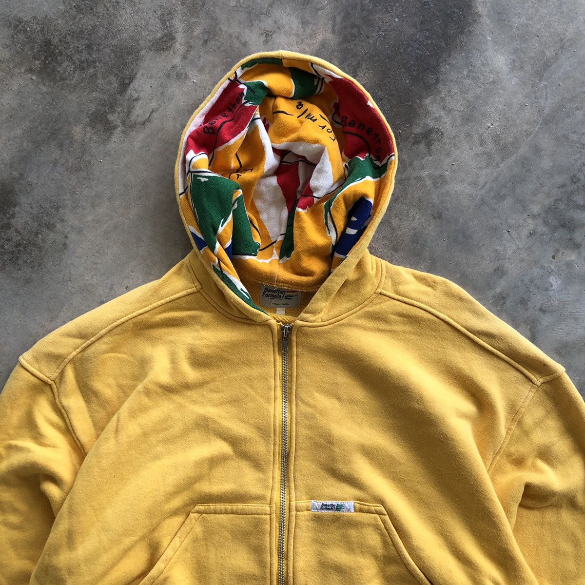 Benetton BENETTON Formula 1 Racing Team Full Zip Hoodie Sweater Size US L / EU 52-54 / 3 - 2 Thumbnail