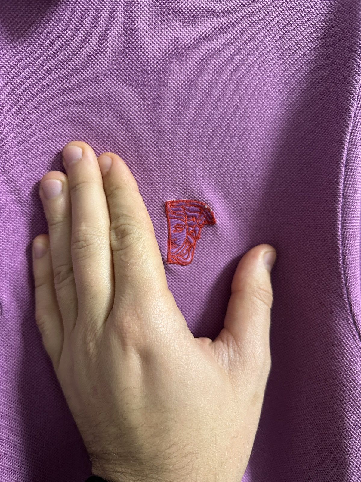 Versace Rare Luxury Polo Versace Medusa Logo Size L. Size US L / EU 52-54 / 3 - 2 Thumbnail