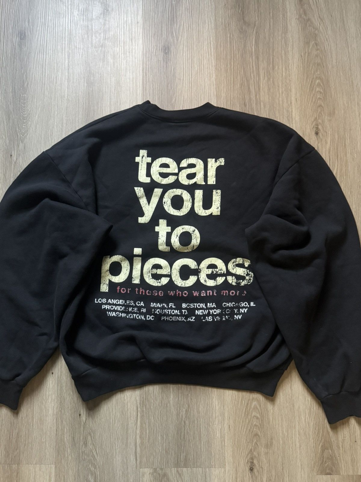 Greedy Unit GREEDY UNIT tear you 2 pieces crewneck Size US M / EU 48-50 / 2 - 2 Thumbnail