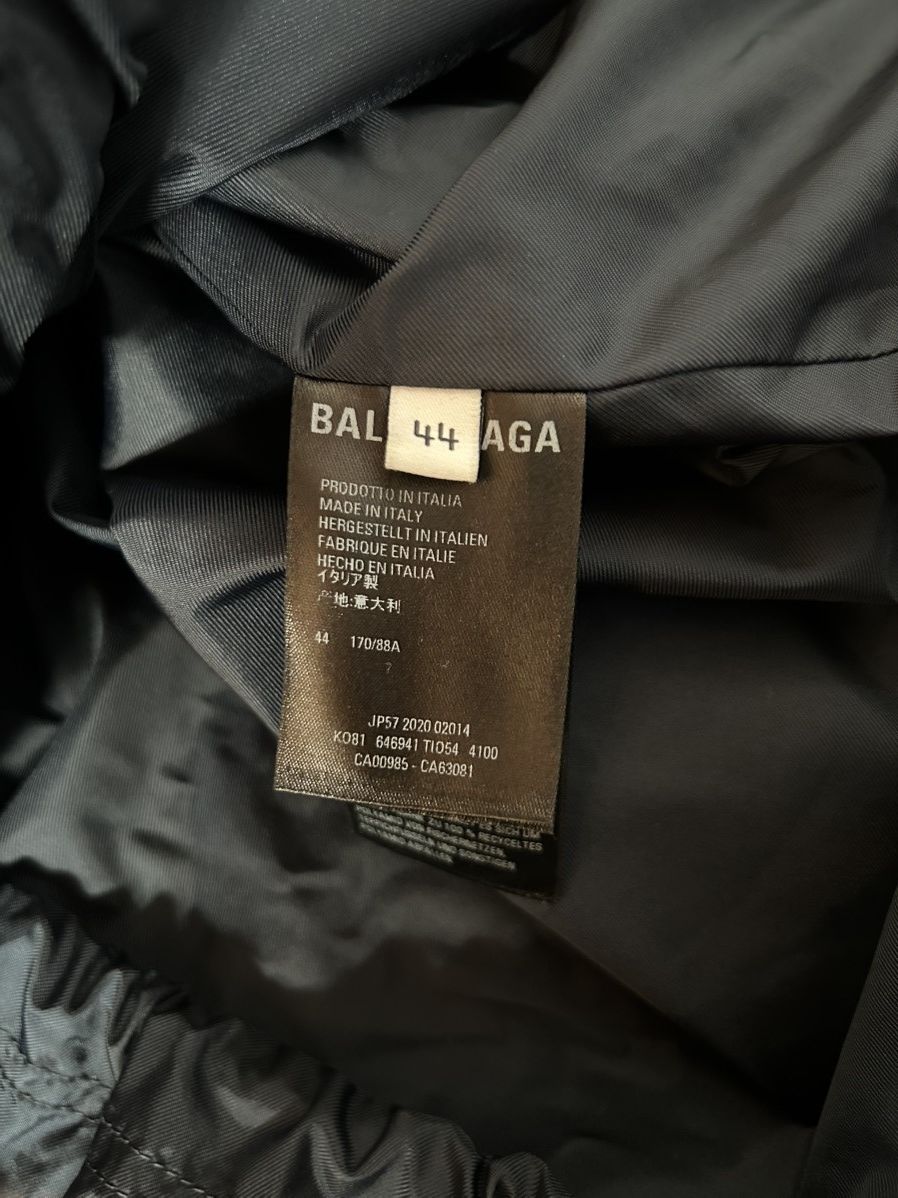 Balenciaga BALENCIAGA LANGUAGES NAVY WINDBREAKER JACKET Size US L / EU 52-54 / 3 - 5 Thumbnail