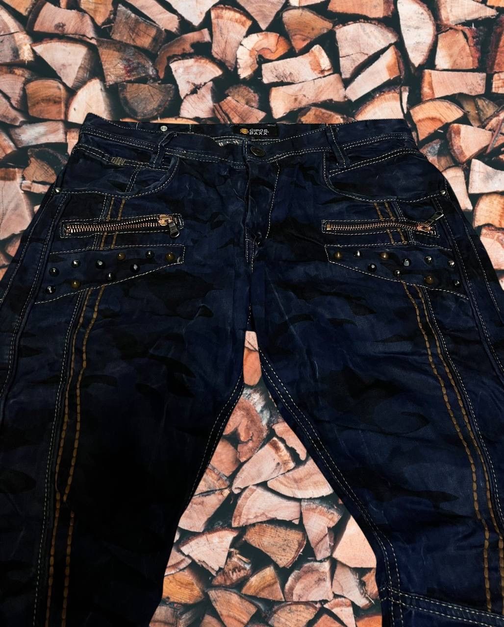 Japanese Brand × Vintage IfSixWasNine japanese Y2K Kapital style military jeans Size US 33 - 3 Thumbnail