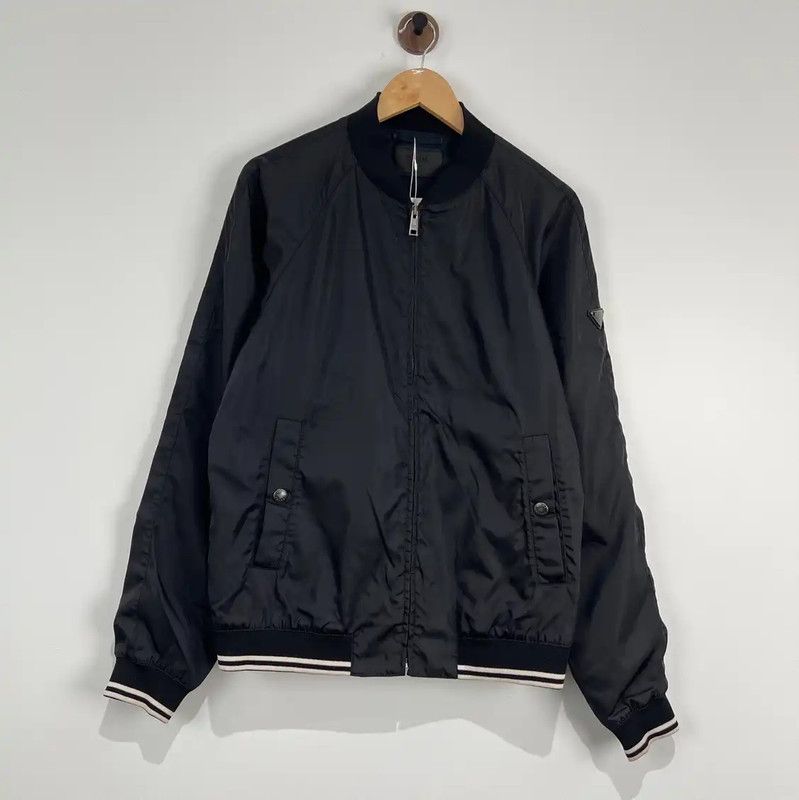 Prada Prada Men's Black Polyester Jacket Size US L / EU 52-54 / 3 - 1 Thumbnail