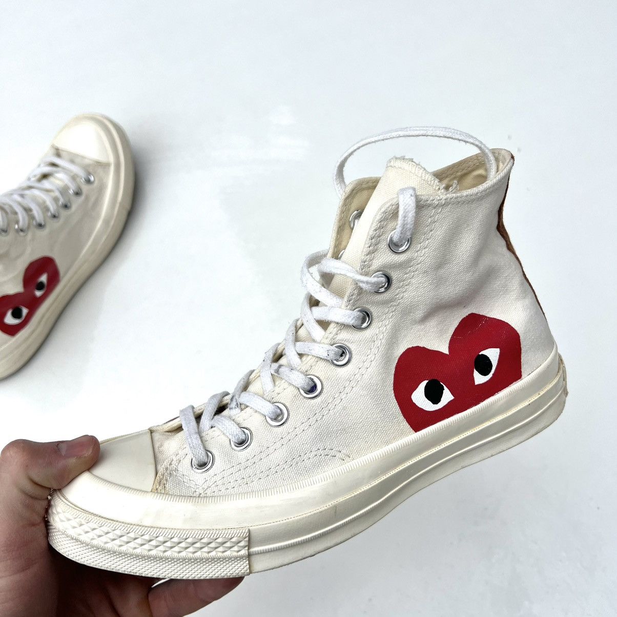 Comme des Garcons PLAY × Converse Converse Comme des Garcons Play shoes Size US 7 / EU 40 - 10 Thumbnail