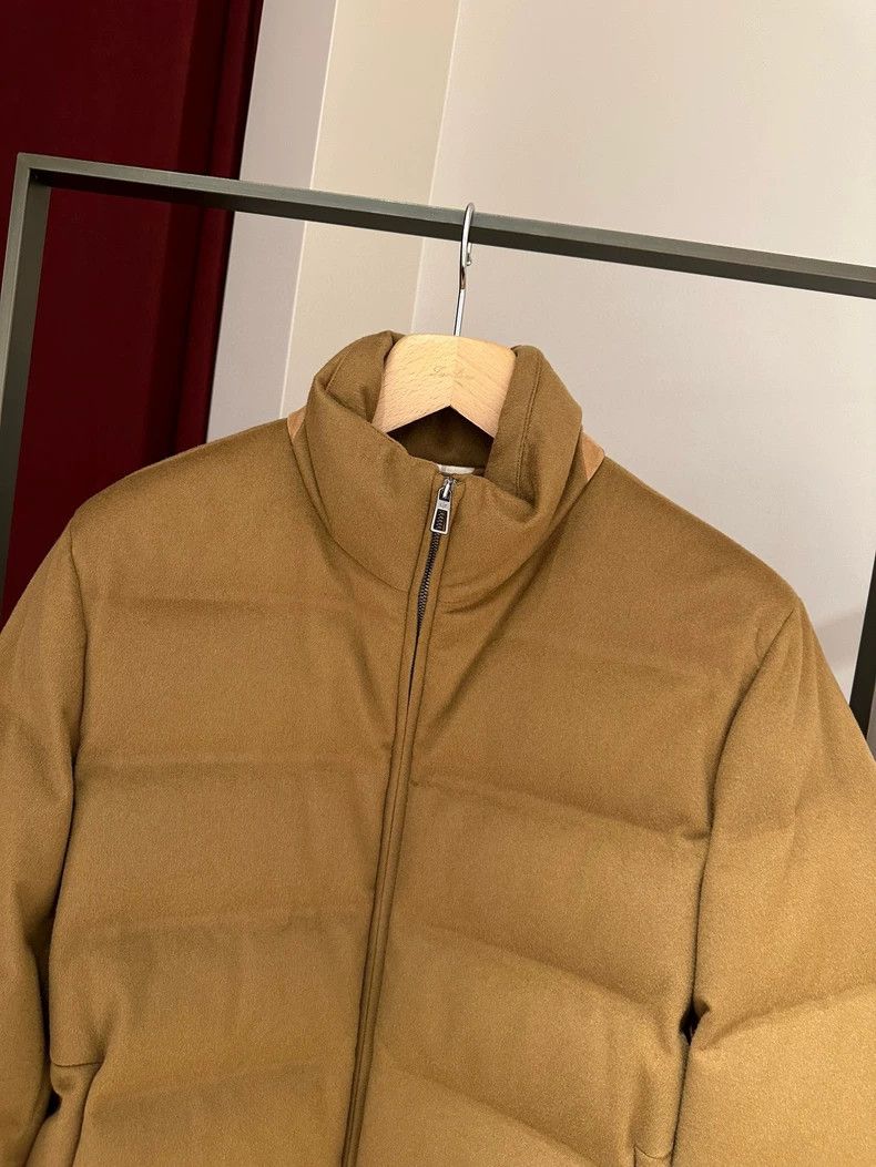 Loro Piana LORO PIANA Men's windproof pure cashmere down jacket Size US M / EU 48-50 / 2 - 2 Thumbnail