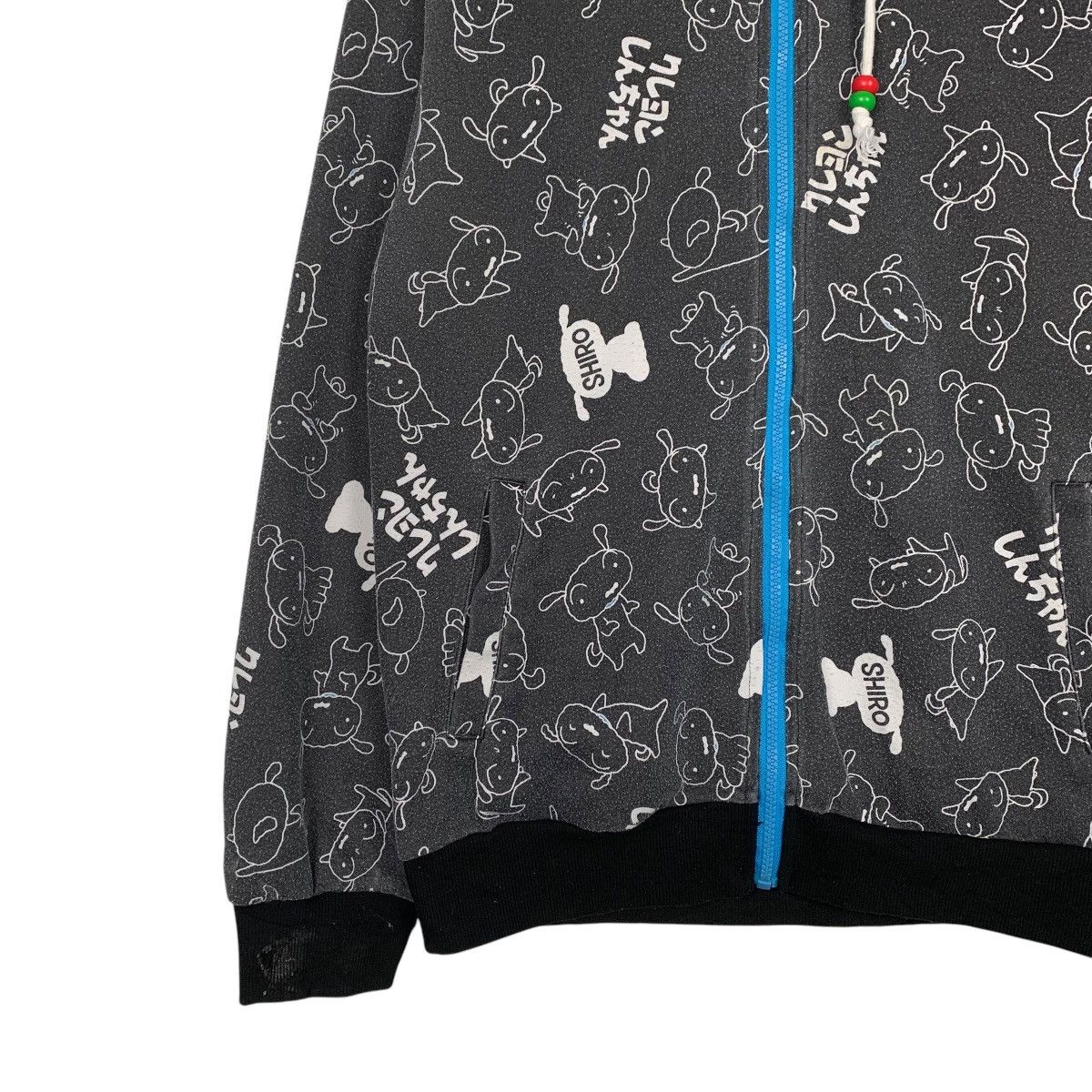 Japanese Brand Japanese Anime Shiro Fullprint Zipper Hoodie Size US L / EU 52-54 / 3 - 3 Thumbnail
