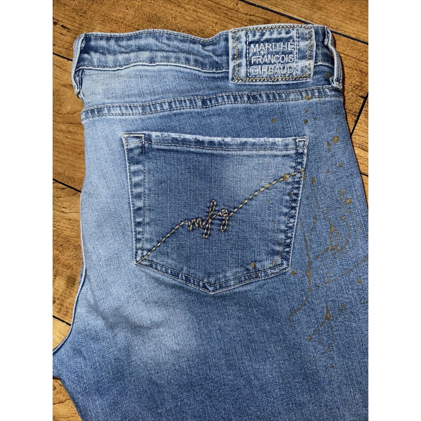 Japanese Brand × Jean × Vintage Marithe Francois Girbaud Denim Jeans 36x34 Blue Size US 36 / EU 52 - 2 Thumbnail