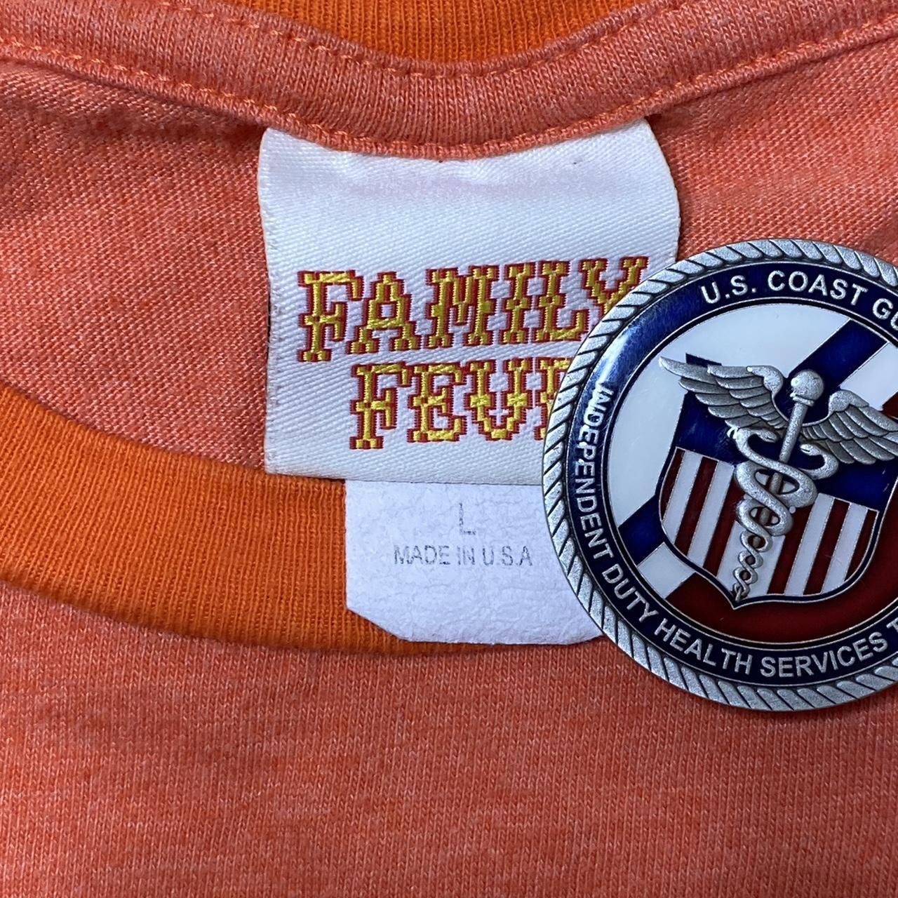Other Vintage Family Feud Orange Game Show Ringer Tee Size Large Size US L / EU 52-54 / 3 - 3 Thumbnail