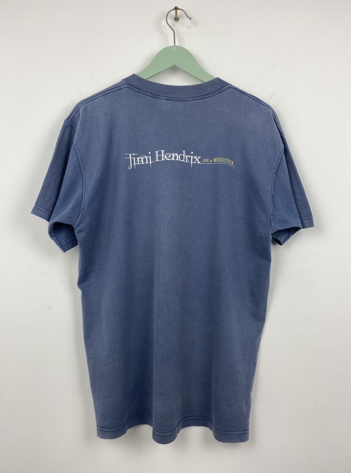 Band Tees Vintage Jimi Hendrix Live At Woodstock 2000 T Shirt Cobain Size US M / EU 48-50 / 2 - 6 Thumbnail