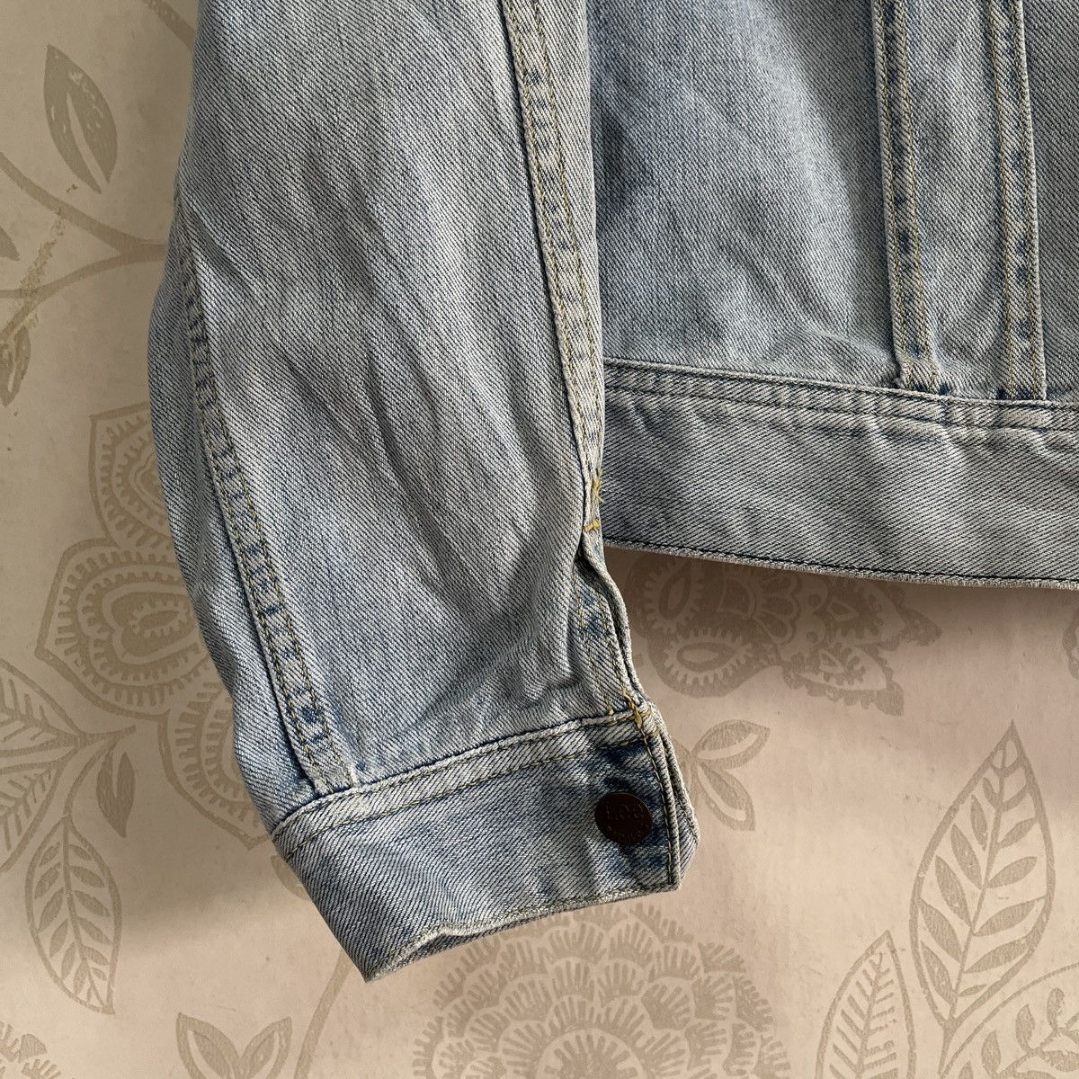 Lee Vintage 1980s Lee Storm Left Hand Denim Trucker Jacket 🇯🇵 Size US M / EU 48-50 / 2 - 7 Thumbnail