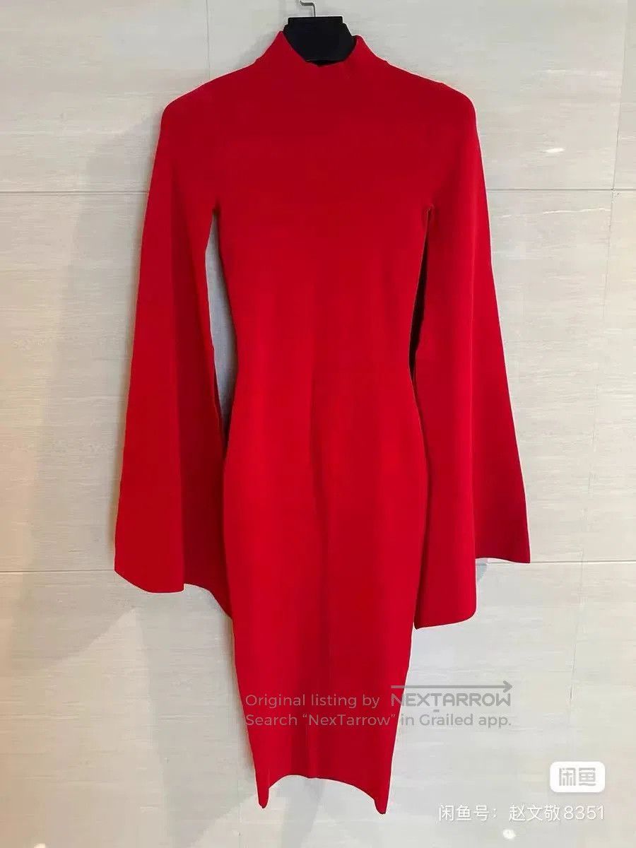 Solace London Solace London Knit Red Dress Size 8. Size S / US 4 / IT 40 - 1 Thumbnail