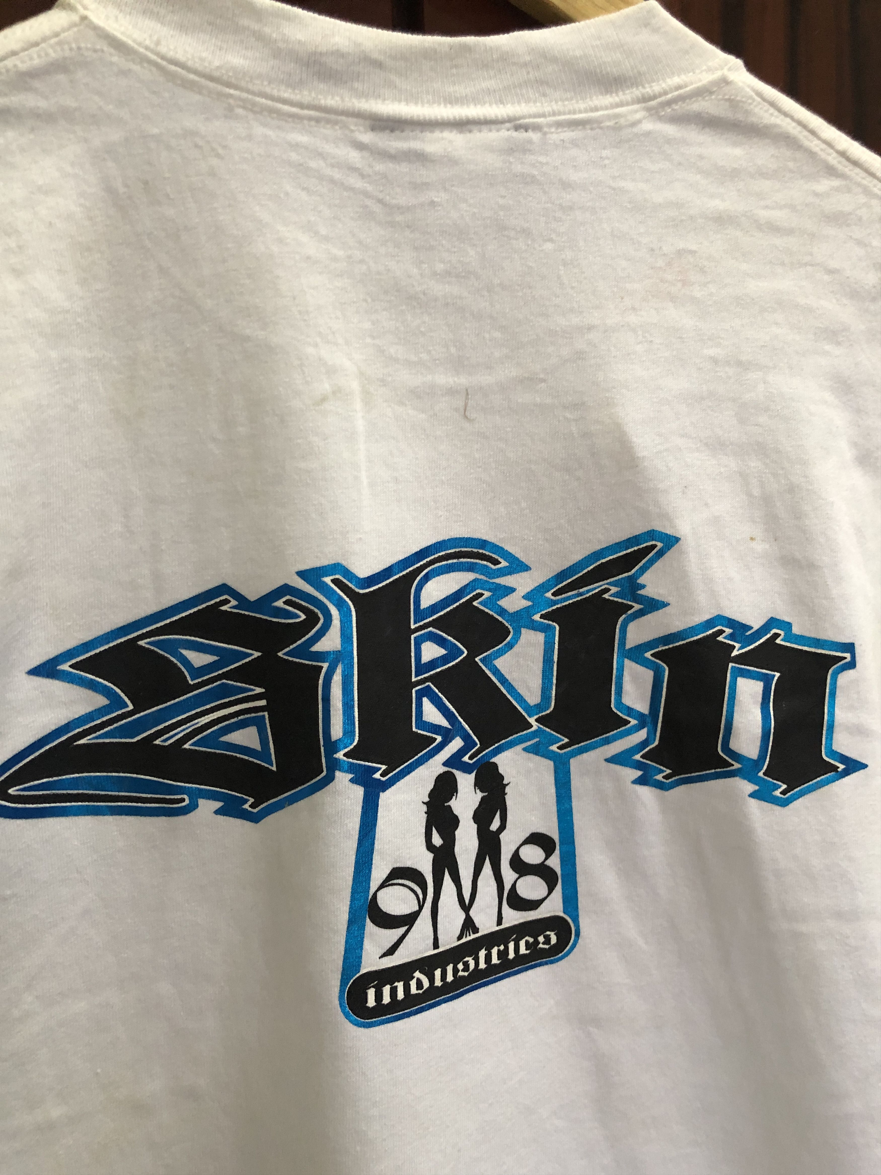 Japanese Brand Vintage Y2K Skin Industries Porn Star Skateboard Tee Size US L / EU 52-54 / 3 - 6 Thumbnail