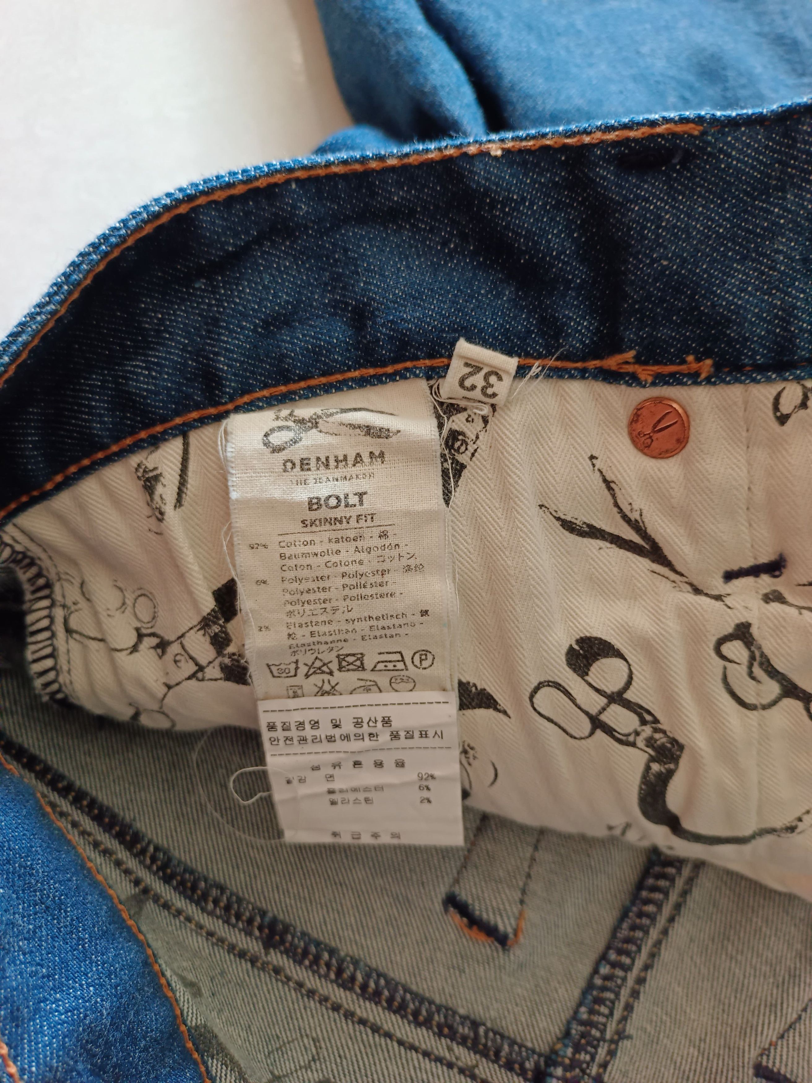 DENHAM Denham Bolt Skinny Fit Selvedge Jeans Size US 30 / EU 46 - 18 Thumbnail