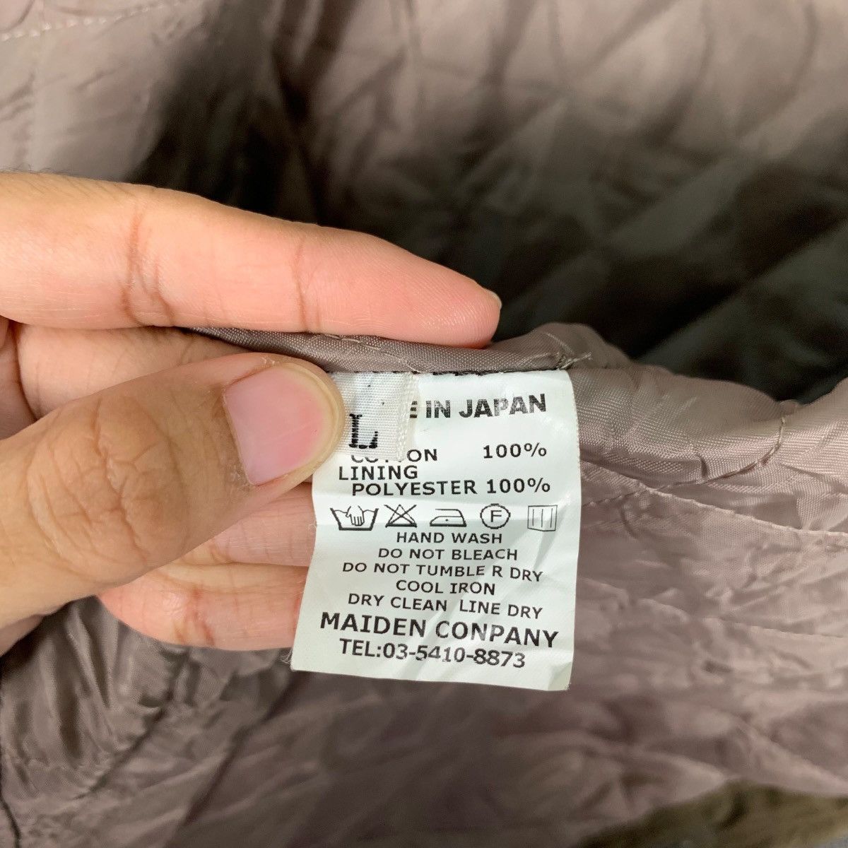 Japanese Brand MANUFACTURERS Button Jacket Flannel #0013-C1 Size US L / EU 52-54 / 3 - 18 Thumbnail