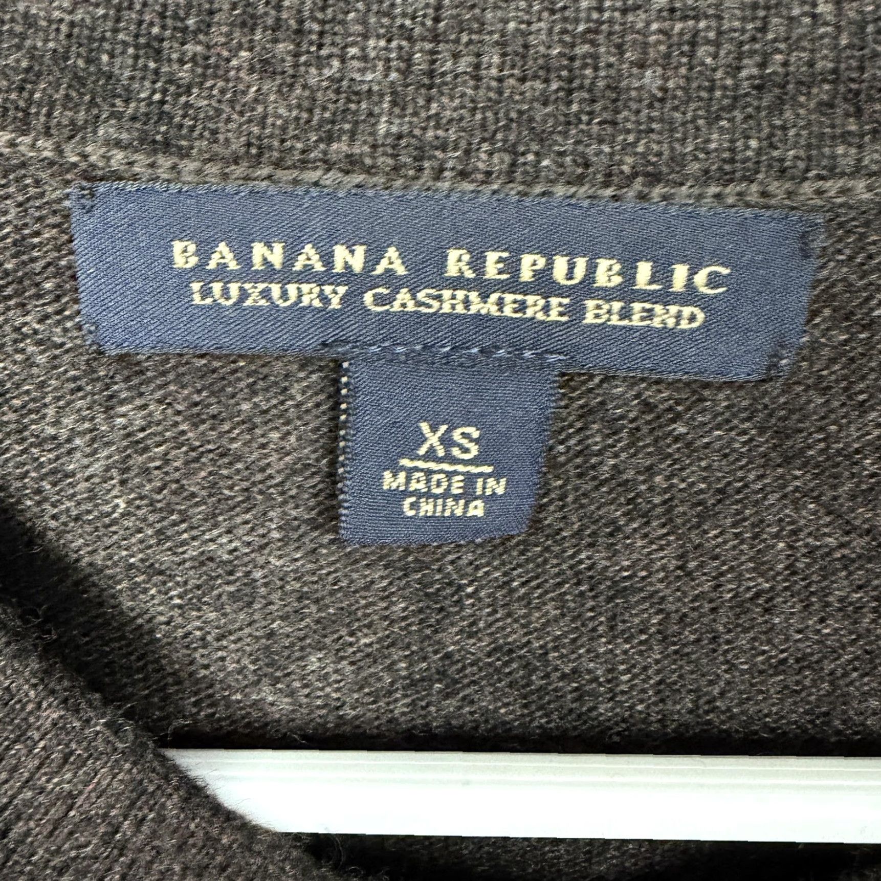 Banana Republic VINTAGE Banana Republic Cardigan Sweater Womens XS Brown Wool Blend Preppy 90s Crew Neck Long Sleeve Solid Knit Button Size XS / US 0-2 / IT 36-38 - 5 Thumbnail