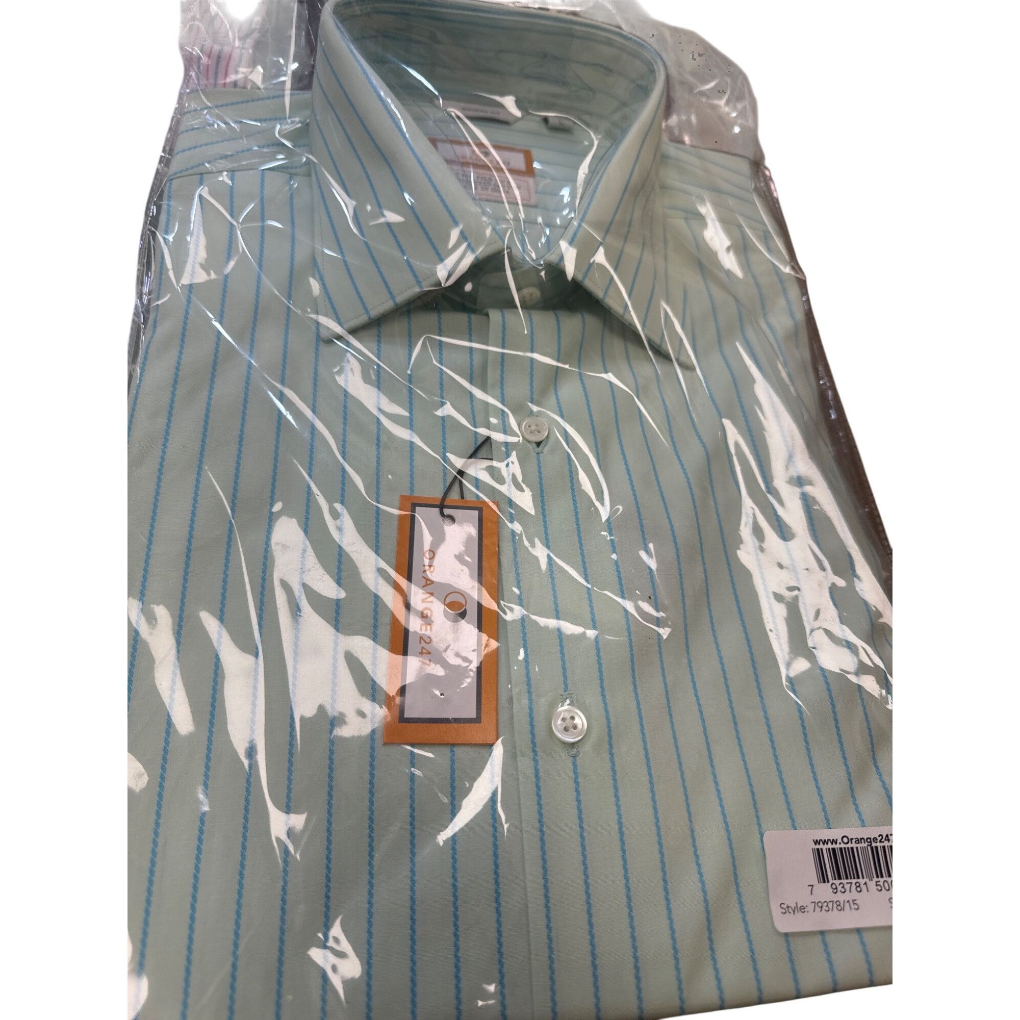 Designer Orange247 Mens Long Sleeve Button-Down Shirt Set Of 4 L 16-1 Size US L / EU 52-54 / 3 - 3 Thumbnail