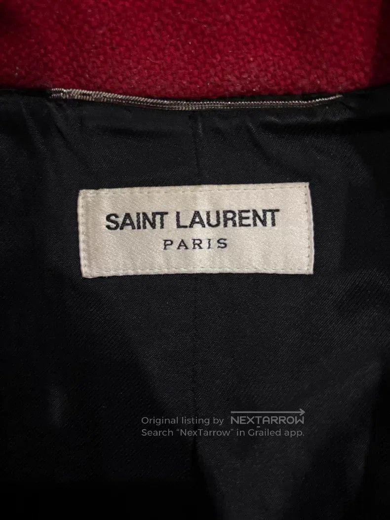 Saint Laurent Paris Saint Laurent Paris Red Leopard Print Baseball Jacket Size US S / EU 44-46 / 1 - 3 Thumbnail