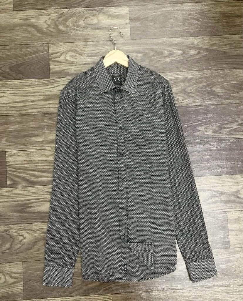 Armani Exchange Mens Shirt ARMANI EXCHANGE Cotton Pattern Long Sleeve Size US S / EU 44-46 / 1 - 2 Thumbnail
