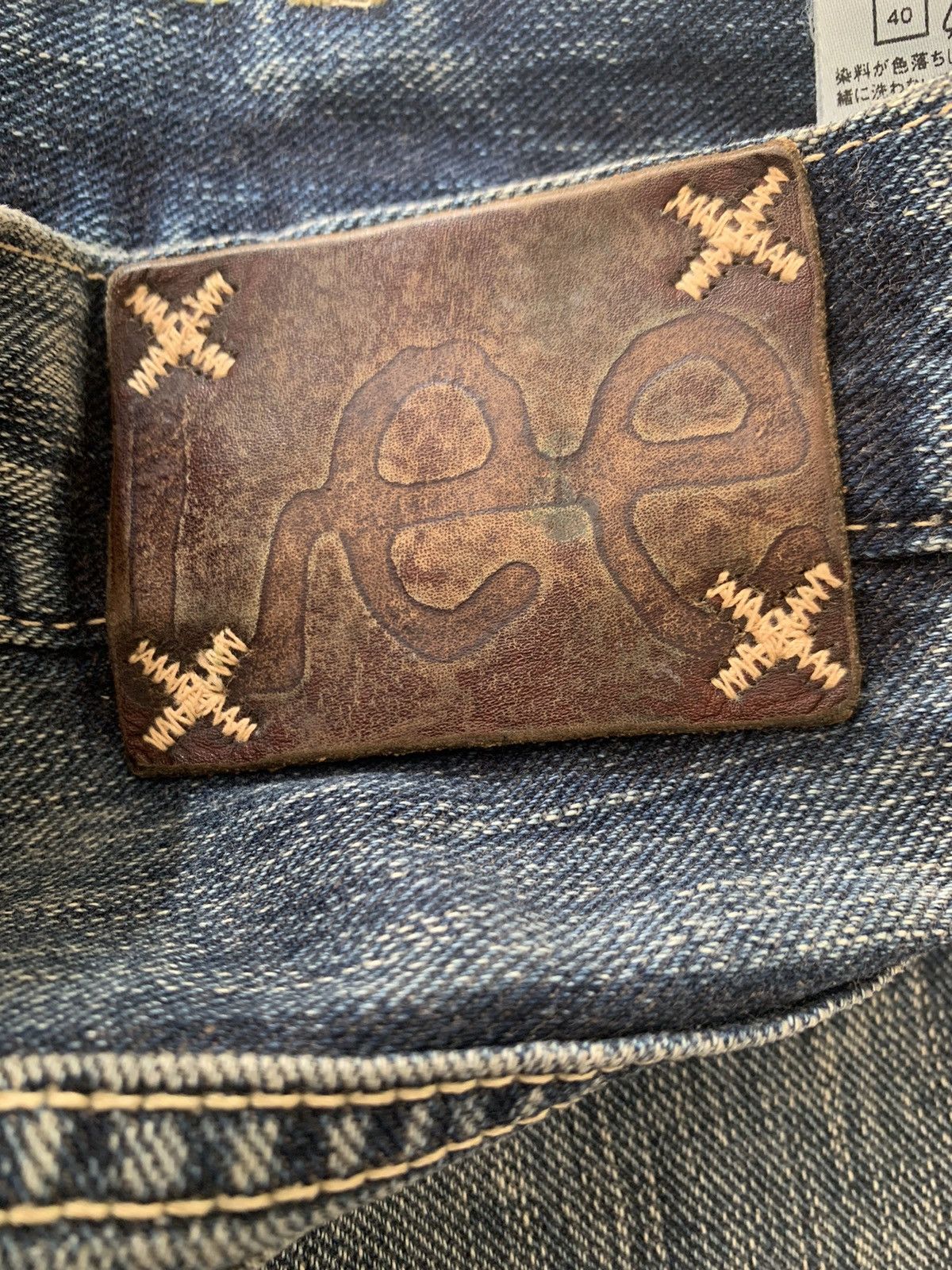 Lee Vintage 90s Flared Lee Faded Blue Jeans. Size US 31 - 10 Thumbnail
