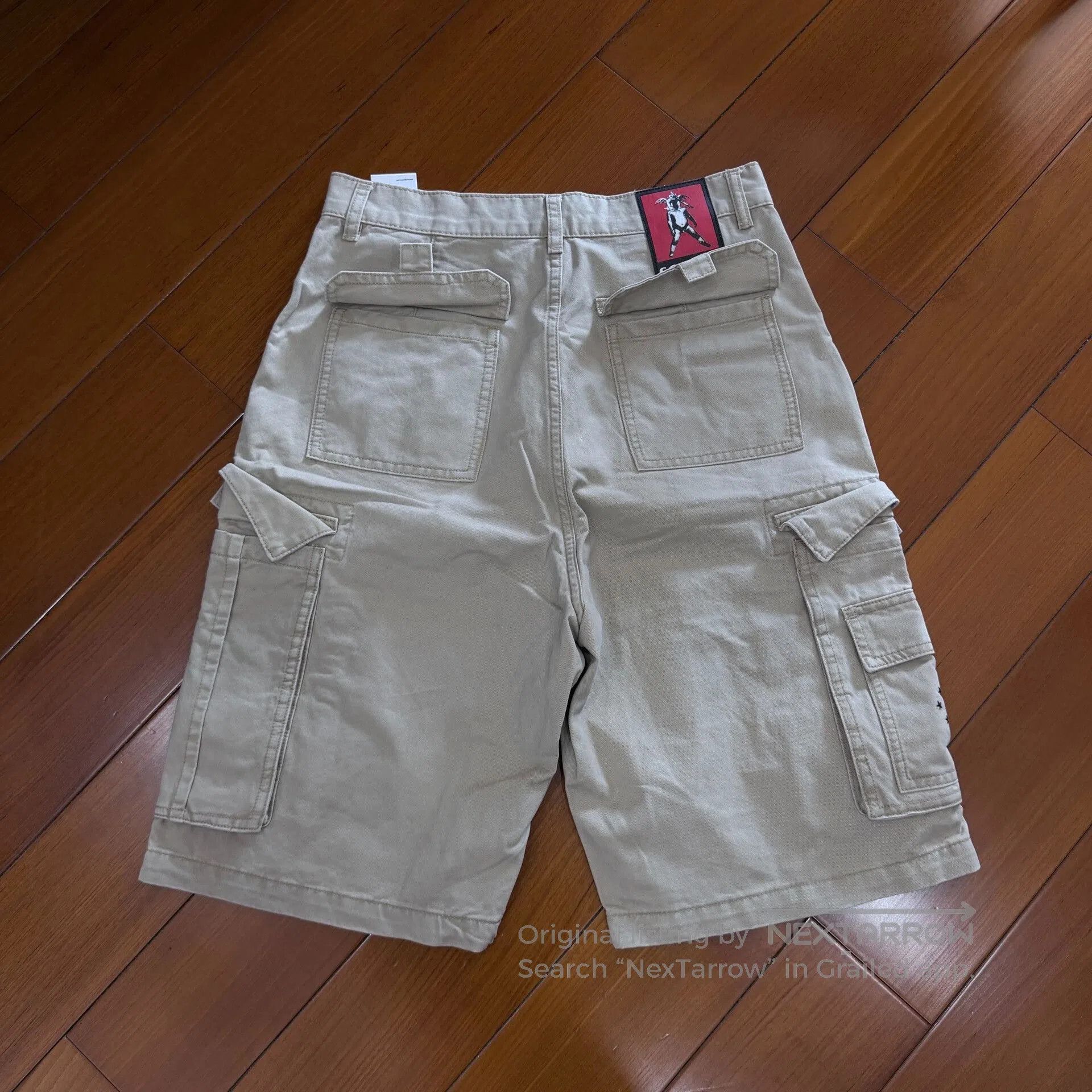 NAADAM Songaadon Khaki Big Pocket Cargo Shorts. Size US 32 / EU 48 - 2 Thumbnail