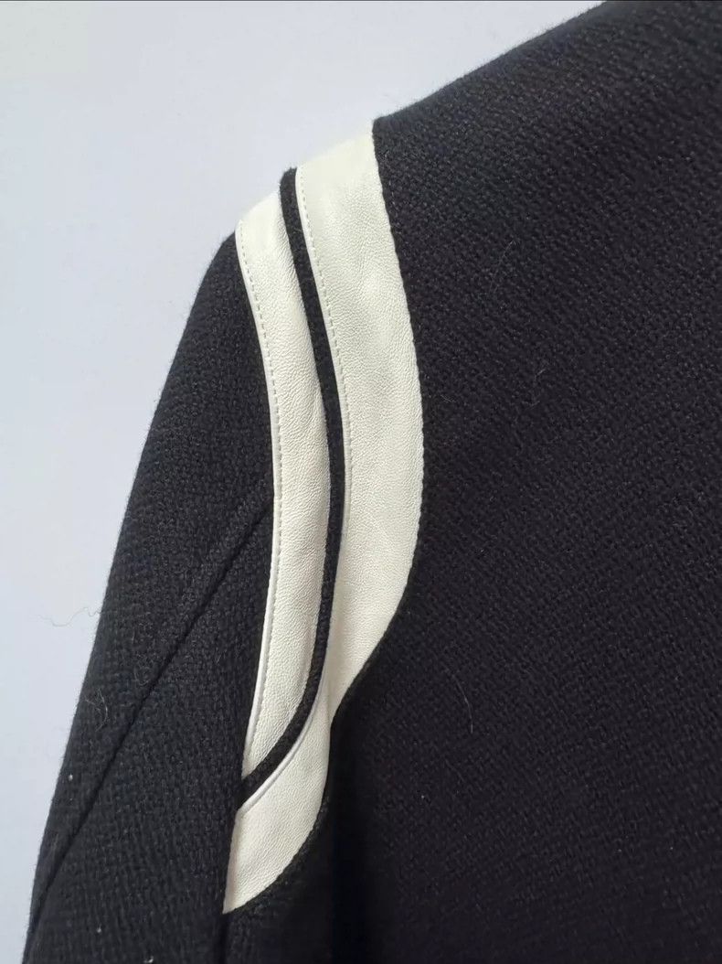 Saint Laurent Paris Saint Laurent Paris 22fw patchwork leather black and white Size US M / EU 48-50 / 2 - 7 Thumbnail