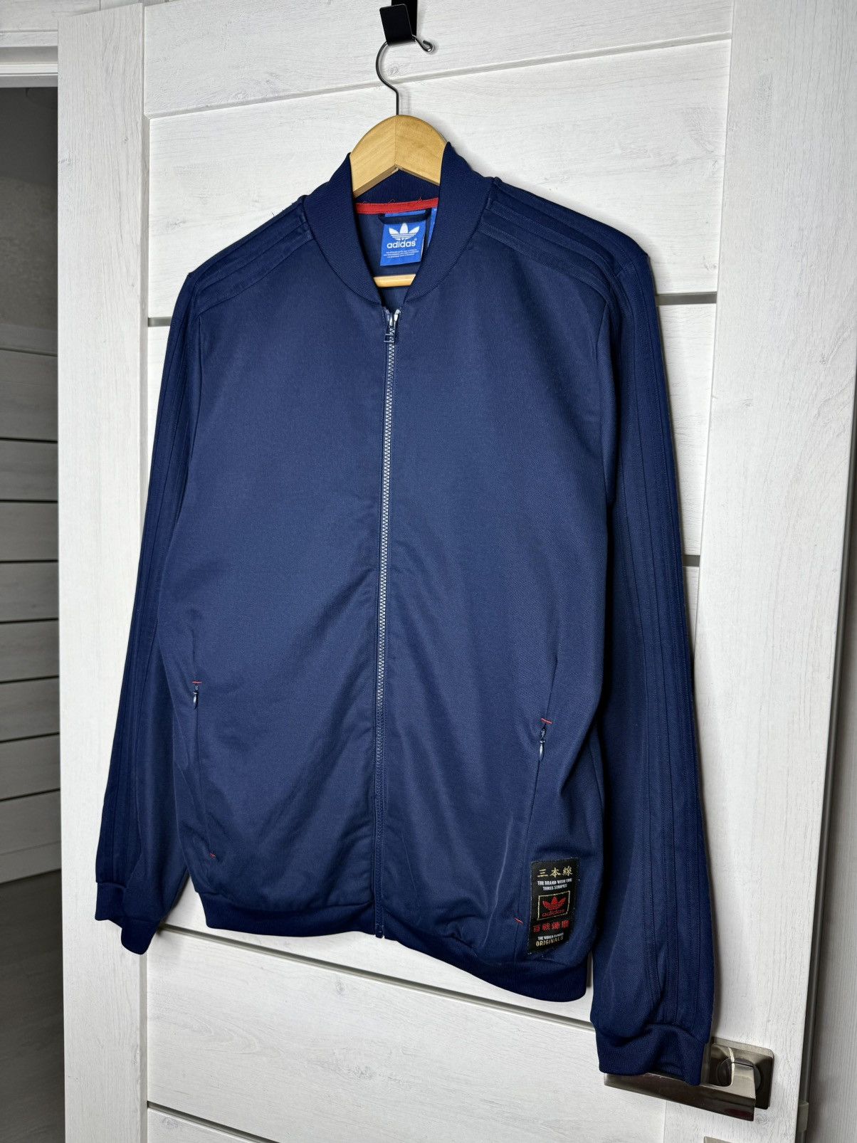 Adidas Adidas Originals Japan Pack Track Jacket Navy Seigaiha Rare Size US L / EU 52-54 / 3 - 2 Thumbnail